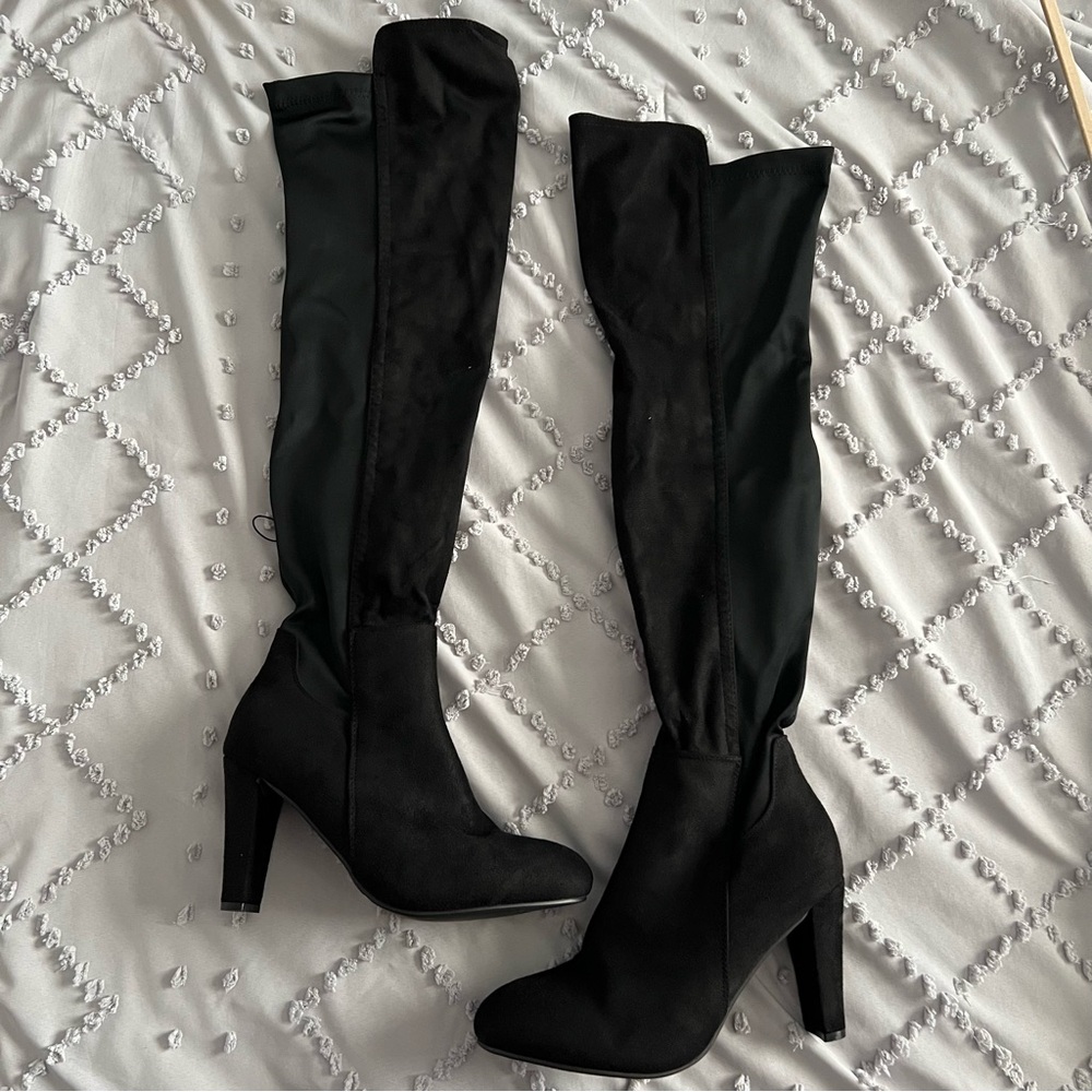 Black Over-the-Knee Boots